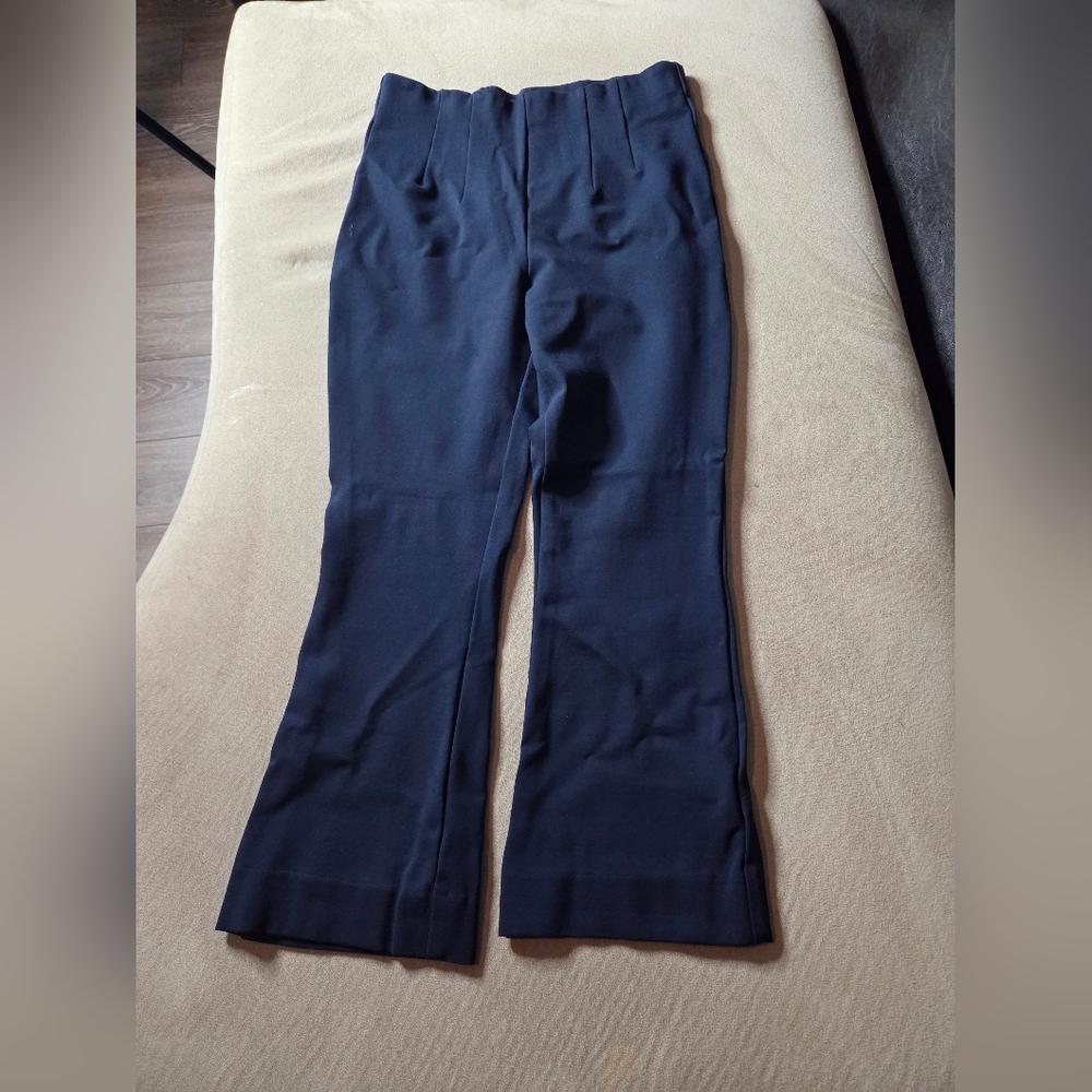 Banana Republic Navy Boot-Cut Dress Pants